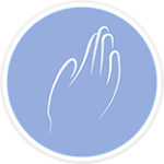 Hand Blue Circle1